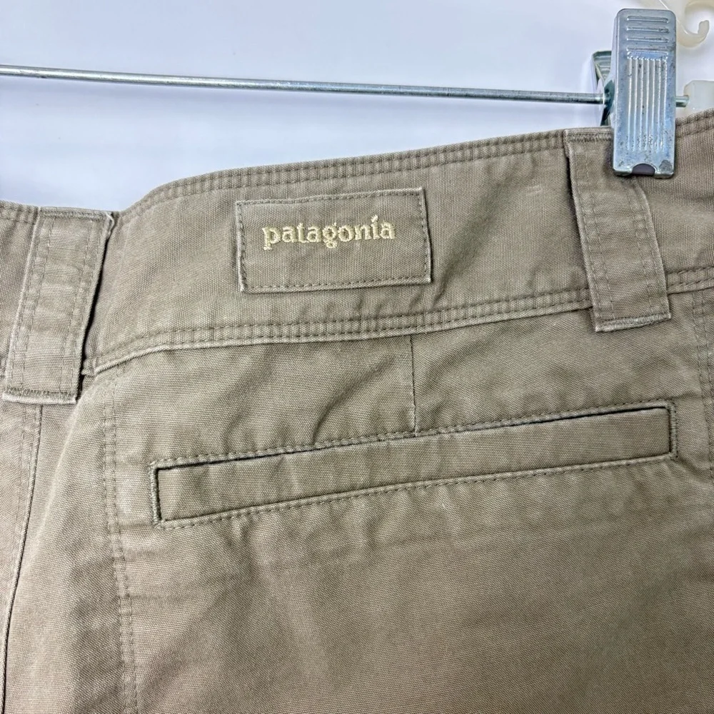 Patagonia Women’s Khaki Green Organic Cotton Shorts